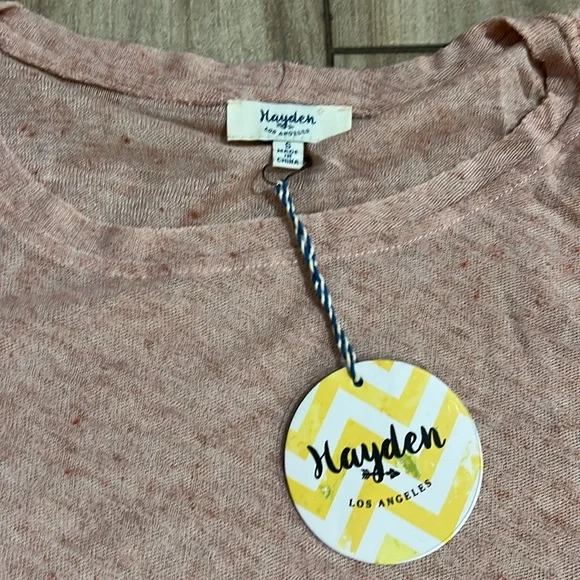 NWT Hayden Los Angeles Blush Tunic - Picture 2 of 5
